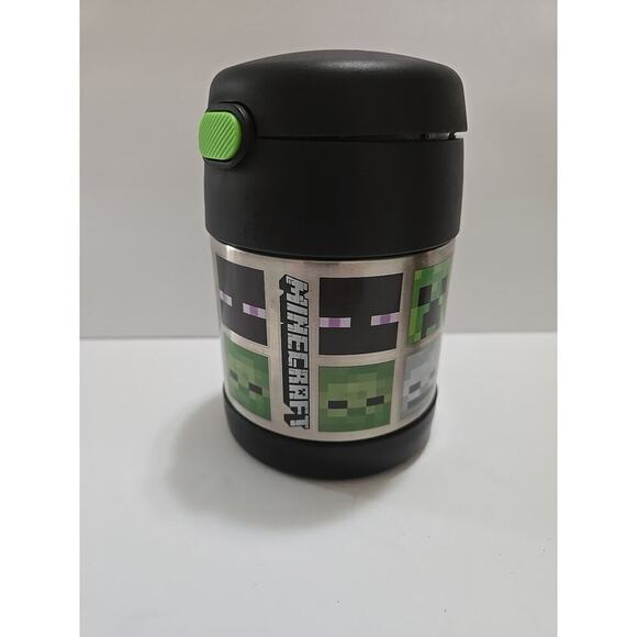 Thermos 10oz Kid's "Minecraft" Stainless Steel Vacuum Insulated Food Funtainer - Picture 1 of 13